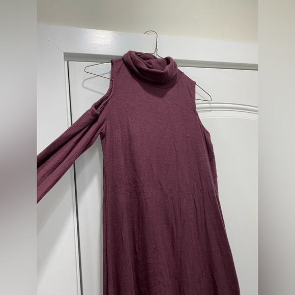Junior’s American Eagle Turtle Neck Dress; Size M; Purple; NWT NEVER WORN - Picture 2 of 7